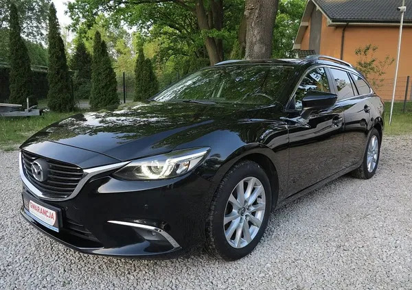 mazowieckie Mazda 6 cena 48800 przebieg: 234000, rok produkcji 2015 z Wieruszów